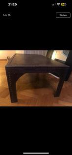 Massief ijzeren tafel met klinknagels 122x70x48, Huis en Inrichting, Ophalen of Verzenden