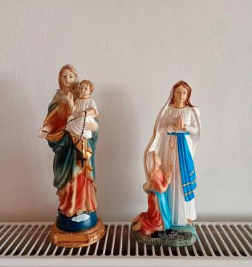 2x Religieuze beelden  beschikbaar voor biedingen