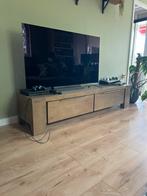 Massief houten TV-meubel, Ophalen, 150 tot 200 cm, Zo goed als nieuw, Minder dan 100 cm