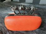 Clutch oranje, Sieraden, Tassen en Uiterlijk, Verzenden, Zo goed als nieuw, Oranje, Avondtasje