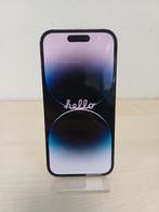 Apple iPhone 14 Pro 128GB Space Gray - 2e hands - 100%, Zwart, Ophalen of Verzenden, Zo goed als nieuw, Zonder simlock