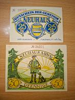 Duits Notgeld Neuhaus Noodgeld, Postzegels en Munten, Ophalen of Verzenden, Duitsland