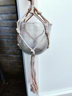 🪴 Macrame hanger incl bloempot 🪴, Overige materialen, Gebruikt, Rond, Ophalen of Verzenden