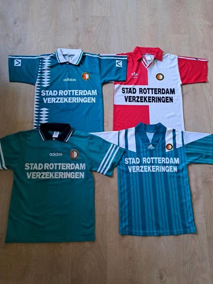 Oude Originele Feyenoord Shirts Collectie, Sport en Fitness, Voetbal, Gebruikt, Shirt, Maat M, Ophalen of Verzenden