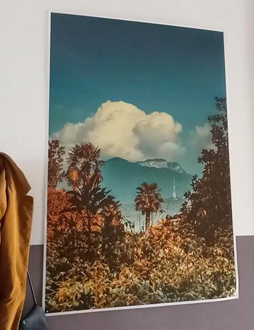 2x poster retro L.A & zen oceaan  beschikbaar voor biedingen