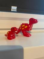 Rode dino duplo, Kinderen en Baby's, Speelgoed | Duplo en Lego, Ophalen of Verzenden, Zo goed als nieuw, Duplo