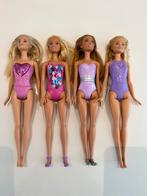 5 barbiepoppen (4 met blond haar, 1 met bruin haar), Ophalen of Verzenden, Gebruikt, Barbie