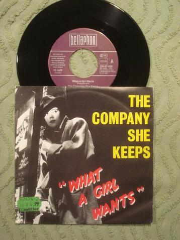 The Company She Keeps 7" Vinyl Single: What a girl wants (D) beschikbaar voor biedingen