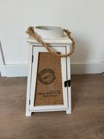 Windlicht met jute, Ophalen, Zo goed als nieuw, Hout, Minder dan 25 cm