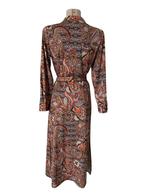 K-Design jurk maxi M, Maat 38/40 (M), Bruin, Ophalen of Verzenden, Zo goed als nieuw