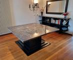 Unieke luxe tafel van graniet  -  160 x 160  -  8 persoons, Huis en Inrichting, Tafels | Eettafels, Ophalen, Gebruikt, 150 tot 200 cm