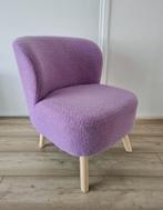 Fauteuil stoel boucle / teddy stof - Nieuw, Ophalen, Minder dan 75 cm, Nieuw, Stof