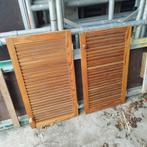 Louvre deurtjes, Gebruikt, 80 tot 100 cm, Binnendeur, Ophalen of Verzenden