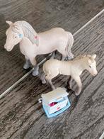 Schleich paarden ( grijs paard met veulen), Ophalen, Gebruikt