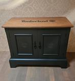 Eiken schoenenkast halkast Timberland logo, Ophalen, 50 tot 100 cm, 25 tot 50 cm, Gebruikt