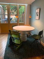 Moooie tafel, Huis en Inrichting, Tafels | Eettafels, Ophalen, Kunststof, 100 tot 150 cm, Rond