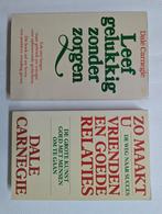 2x boek Dale Carnegie - leef gelukkig en goede vrienden, Ophalen of Verzenden, Gelezen