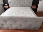 Boxspring 200x200 - Nieuwstaat!, Huis en Inrichting, Slaapkamer | Bedden, Ophalen, Tweepersoons, Zo goed als nieuw, Overige maten