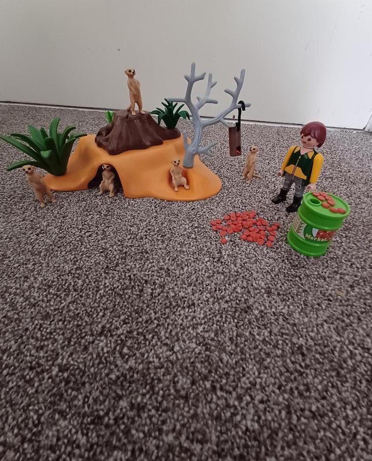 Playmobil stokstaartjes (4853), Kinderen en Baby's, Speelgoed | Playmobil, Zo goed als nieuw, Complete set, Ophalen