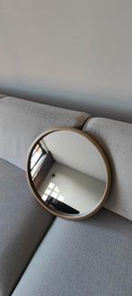 Ronde Riverdale spiegel met gouden rand, Ophalen, Minder dan 50 cm, Rond, Zo goed als nieuw