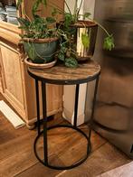 Bijzettafel sidetable planttafel sokkel 77x50, Ophalen, Zo goed als nieuw
