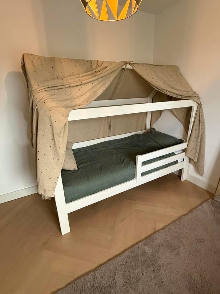 Wehkamp Nous Amy bed wit- super compleet!!, Kinderen en Baby's, Kinderkamer | Bedden, Ophalen