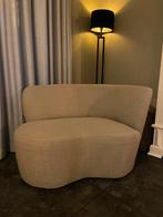 WOOOD fauteuil Stone zand geweven stof, Huis en Inrichting, Ophalen, Minder dan 75 cm, Tweepersoons, Minder dan 150 cm