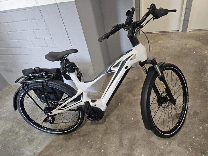 Bianchi E-Vertic T-Type Grijs, Fietsen en Brommers, Elektrische fietsen, Zo goed als nieuw, Overige merken, Ophalen