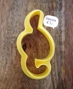 Koekjesvorm Muzieknoten gitaar, Ophalen of Verzenden, Zo goed als nieuw, Taarten of Cupcakes, Versiering