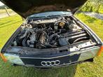 Audi 100 Quattro Turbo 2.2, Stof, Bruin, Elektrische ramen, Bruin