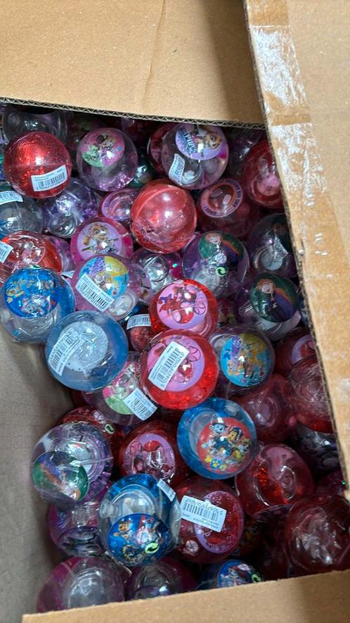Partij stuiterballen Paw Patrol, Spiderman, Frozen, Diversen, Rommelmarktspullen, Nieuw, Ophalen