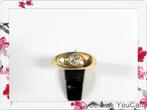 15572-1 18-karaat geelgouden solitaire bolsjewiek ring, Ophalen of Verzenden, Met edelsteen, Dame, Goud