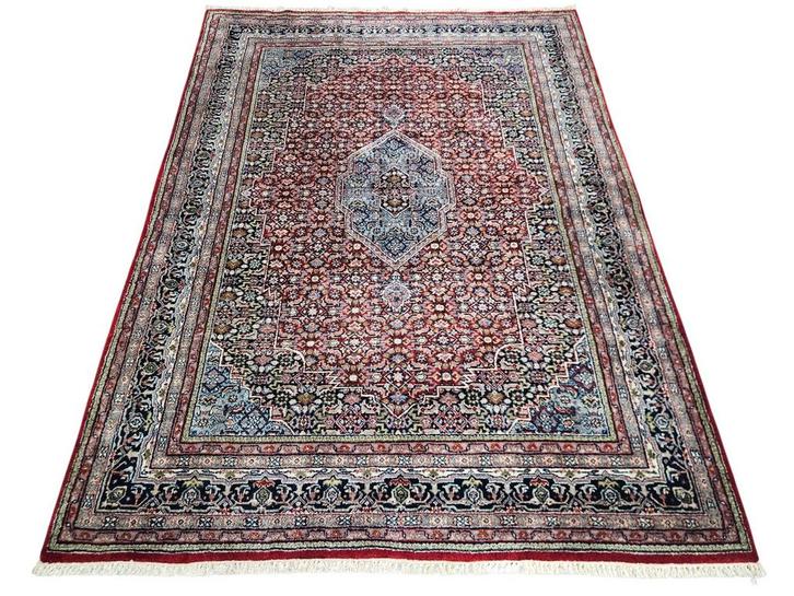 Handgeknoopt Perzisch wol Bidjar tapijt medallion 171x238cm, Huis en Inrichting, Stoffering | Tapijten en Kleden, Zo goed als nieuw