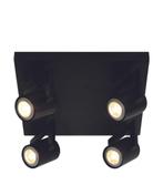 led plafond spots zwart 4 lichts bed bank tafel keuken lamp, Huis en Inrichting, Lampen | Plafondlampen, Ophalen, Nieuw