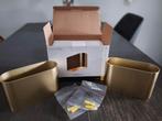 2x lucide Wandlamp goud, Ophalen of Verzenden, Zo goed als nieuw
