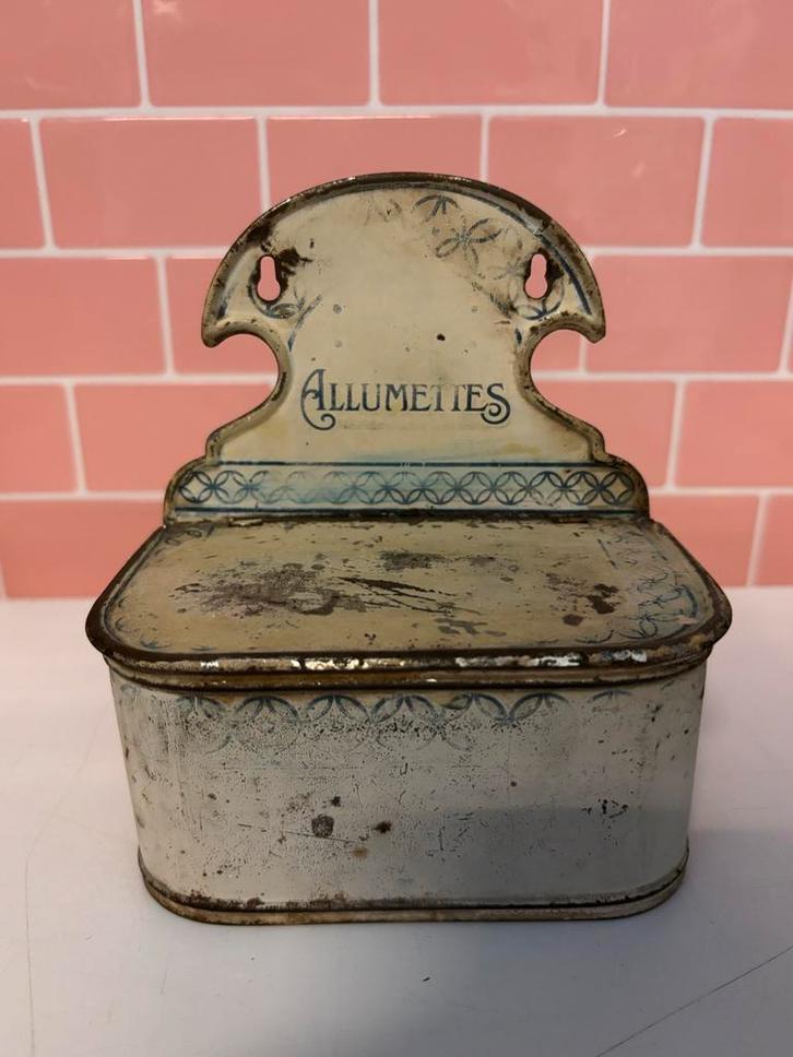 Antiek Frans Lucifersbakje - Brocante & Uniek, Antiek en Kunst, Antiek | Koper en Brons, Brons, Ophalen