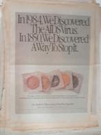3 x krantenpagina Aids campagne jaren 80 USA, Verzamelen, Tijdschriften, Kranten en Knipsels, Verzenden, 1980 tot heden, Tijdschrift