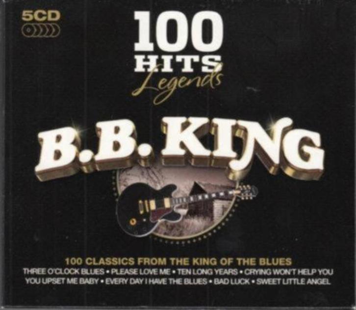 5CD: B.B. King – 100 Hits Legends B.B. King (ZGAN) Fat Box, Cd's en Dvd's, Cd's | Jazz en Blues, Zo goed als nieuw, Blues, 1980 tot heden