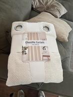 Gezocht! 1 gordijn creme kleur Action Chenille, Huis en Inrichting, Ophalen of Verzenden, Zo goed als nieuw, Crème, 200 cm of meer