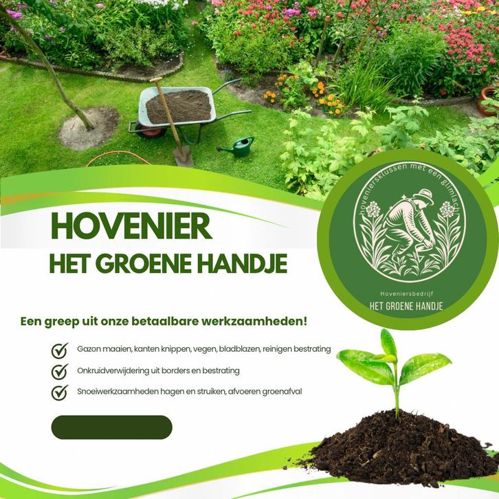 Tuinman hovenier voor onderhoud en snoeiwerk beschikbaar, Diensten en Vakmensen, Tuinmannen en Stratenmakers, Tuinonderhoud of Snoeiwerk