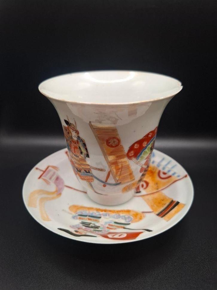 Japanse kop en schotel, Antiek en Kunst, Antiek | Porselein, Ophalen of Verzenden