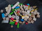 82-delige set houten bouwblokken, Ophalen of Verzenden, Zo goed als nieuw