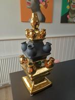 Heinen Delfts Blauw tulpenvaas, Huis en Inrichting, Woonaccessoires | Vazen, Ophalen, Blauw, Aardewerk of Porselein, Zo goed als nieuw