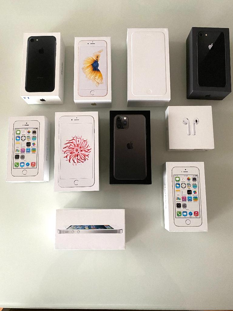 Apple Diverse iPhone boxes (Leeg), Ophalen, Zo goed als nieuw