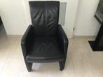 Eetkamerstoel 4 x, Huis en Inrichting, Stoelen, Ophalen, Gebruikt, Zwart, Leer