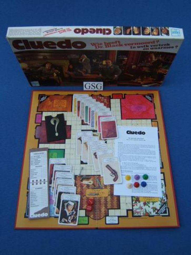 Cluedo groot nr. 130105-02, Hobby en Vrije tijd, Gezelschapsspellen | Bordspellen, Zo goed als nieuw, Ophalen