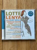 Lotte Lenya sings Kurt Weill cd, Cd's en Dvd's, Ophalen of Verzenden, Zo goed als nieuw