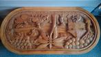 Oude salontafel. Oud houtsnijwerk, Ophalen, Gebruikt, 100 tot 150 cm, 50 tot 100 cm