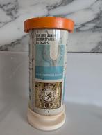 Retro spaarpot Rijkspostspaarbank schoolsparen, Verzamelen, Spaarpotten, Ophalen of Verzenden, Gebruikt, Metaal of Blik, Overige thema's