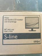 Philips S Line LCD monitor NIEUW IN DOOS, Philips, Ophalen of Verzenden, Zo goed als nieuw, LED